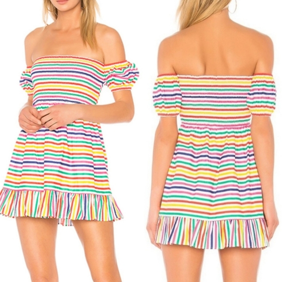 Lovers + Friends Tony mini dress in Rainbow size small - Picture 1 of 16